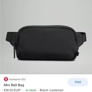 Lululemon belt bag